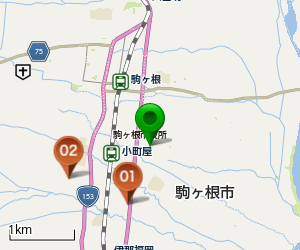 長野県駒ヶ根市赤穂周辺の予約できる駐車場の地図