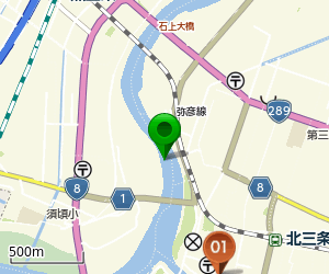 新潟県三条市荒町周辺の予約できる駐車場の地図